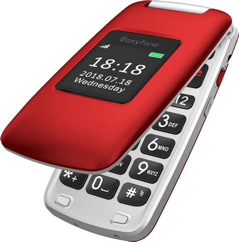 Easyfone Prime A Gsm G Seniorenmobiele Telefoon Klaptelefoon Zonder