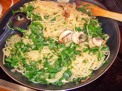 B Rlauch Spaghetti Mit Champignons Von Imar Chefkoch De