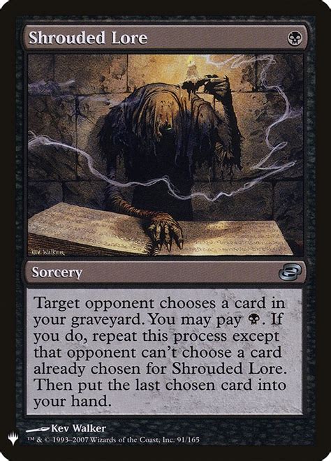 Shrouded Lore Printings, Prices, and Variations - mtg