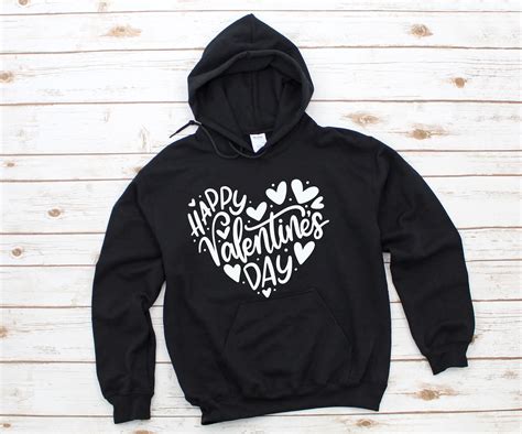 Happy Valentines Day Hoodie Valentines Day Hoodie Valentines Etsy