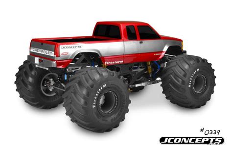 Liverc New Jconcepts 1988 Chevy Silverado Extended Cab Monster Truck Body