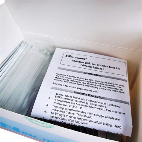 Rapid Test Malaria Pf Pv Pan Antigen Kits Diagnostic Kit One Step