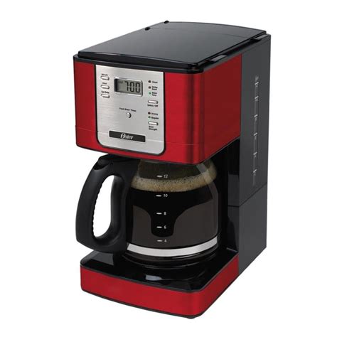 Cafetera Oster 12 Tazas Roja Walmart