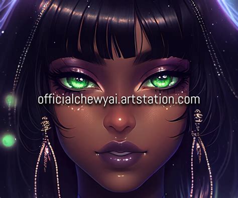 Artstation Beautiful Dark Skinned Girls Part I Artworks