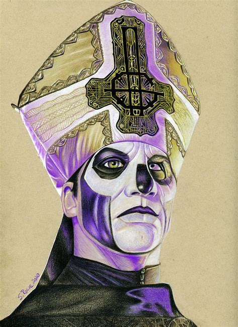 Papa Iii Colored Pencil Drawing By Shawna Rowe Pixels