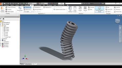 Autodesk Inventor Tutorial Coil Bend Part Membuat Lengkungan Pada