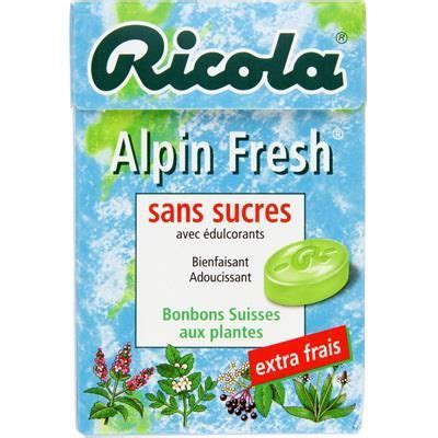 RICOLA Bonbons Sans Sucre Aux Plantes Alpin Fresh 50 G Cdiscount Au