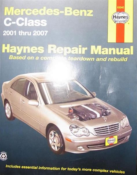 Haynes Repair Manual Mercedes W203 Hobbysolars Blog