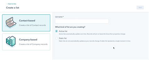 How to Create Lists in HubSpot | InMotion Hosting