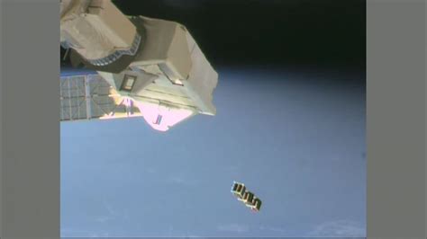 Four Cubesats Successfully Deployed From Kibo Experiment