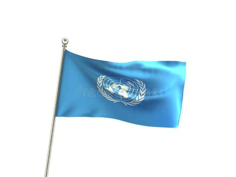 Drapeau Onduleux De Lonu Les Nations Unies Photo Stock éditorial