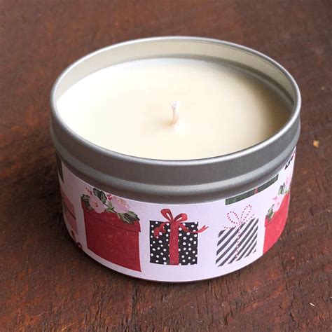 Frankincense And Myrrh Scented Soy Candle 8oz Travel Tin