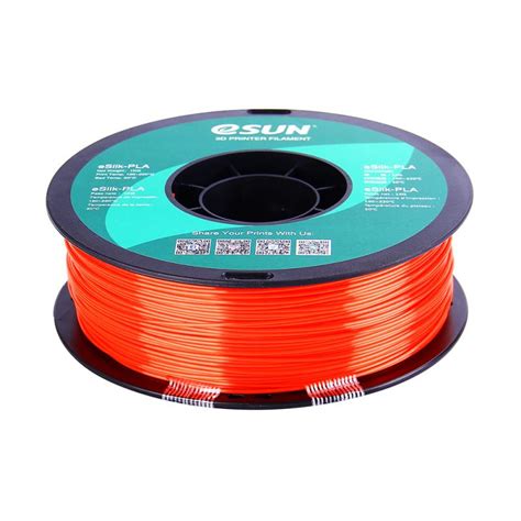 Esilk Pla Orange Jacinth Filament Mm Kg Esun Bastelgarage