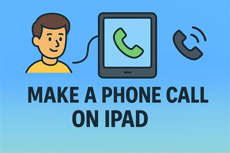 how to make a phone call from an ipad