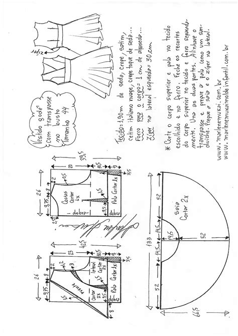 Vestido Godê Com Transpasse Diy Molde Corte E Costura Marlene Mukai