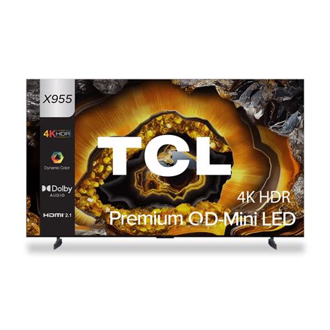 【5 Years Warranty】tcl X955 Premium Qd Mini Led 4k Tv 85 98 115 Inch