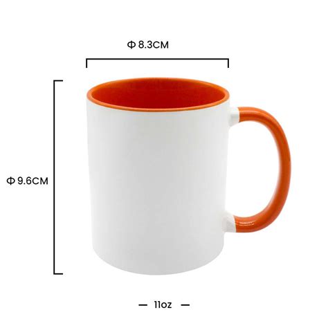 Sublimation 11oz Ceramic Two Tone Color Mug Dreaming Sublimation