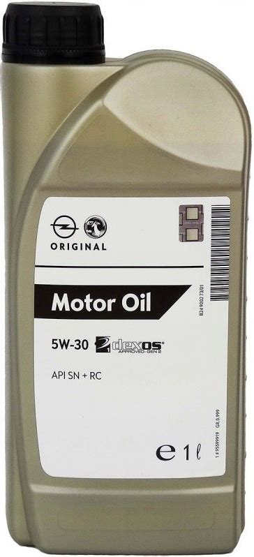 Opel Gm Motor Oil Dexos Gen W L Od K Heureka Cz