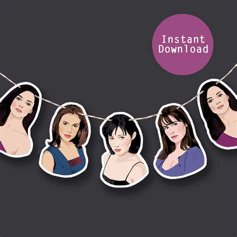 Charmed Tv Show Printable Banner Charmed Birthday Party De Inspire