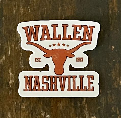 Nashville Wallen Waterproof Sticker Etsy Waterproof Stickers Farm