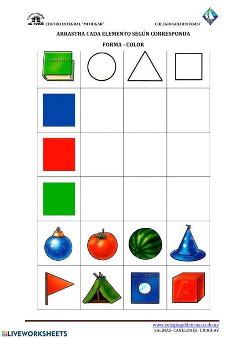 Figuras geométricas ficha interactiva y descargable Puedes hacer los