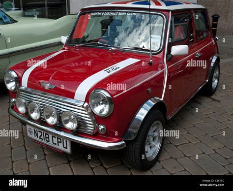 Mini Cooper at vintage car rally Stock Photo - Alamy