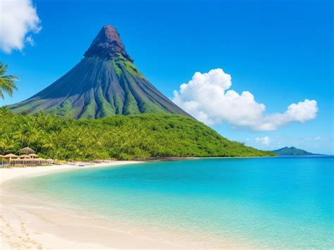 Premium Photo Panoramic View Of Mount Rinjani Lombok Island Indonesia