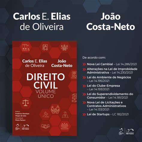 Saiba tudo sobre o livro Direito Civil Volume Único lançamento de