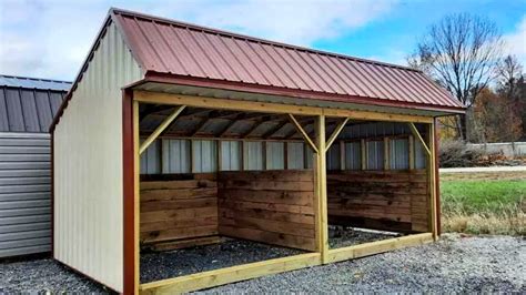 Loafing Sheds The Important Facts Eshs Utility Buildings