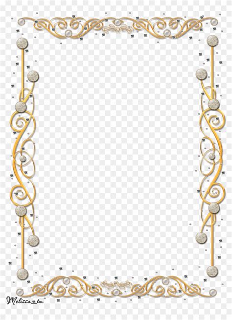 Gold Flower Frame Png Hd Frame Border Design Free Transparent PNG