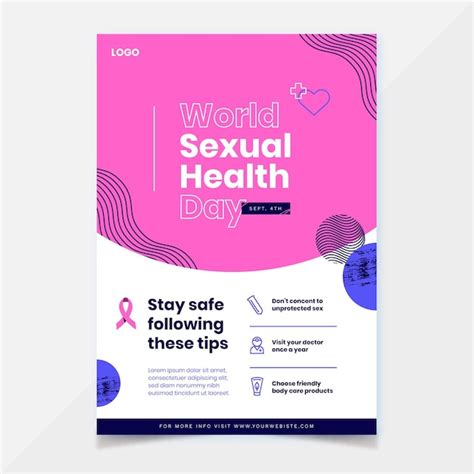 Free Vector World Sexual Health Day Vertical Flyer Template