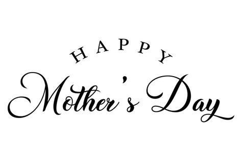 Premium Vector Happy Mothers Day Hand Drawn Lettering Vector Illustration