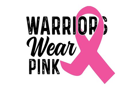 Warriors Wear Pink Breast Cancer Svg Graphic By Creative T Shirt