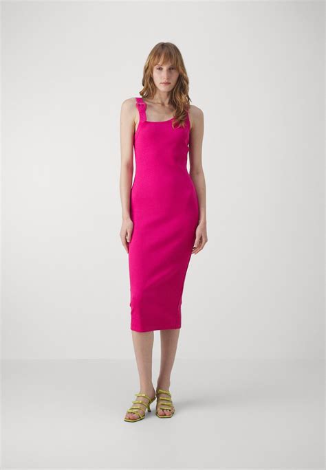 Versace Jeans Couture Strickkleid Fuxia Pink Zalando De