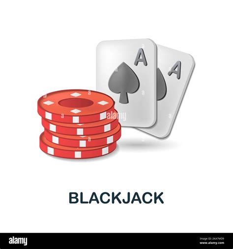 Blackjack Icon 3d Illustration From Table Games Collection Creative