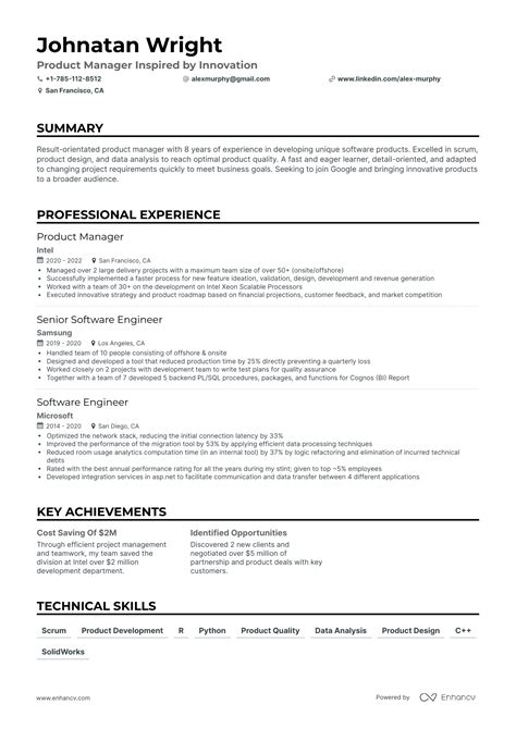 Google Resume Examples Guide For