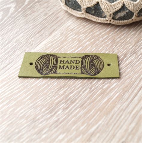 Leather Knitting Labels Custom Clothing Labels Personalized