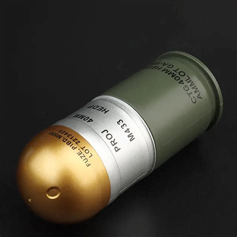 M433 Hedp 40mm Cartridge Dummy Grenade Model Military Fan 46 Off