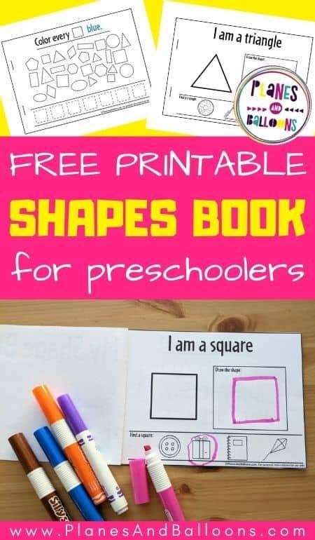 Shape Book Printable For Preschool And Kindergarten Artofit