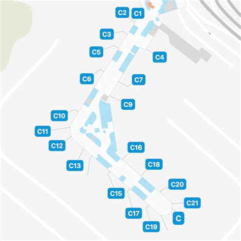 Nashville Airport Map Bna Terminal Guide