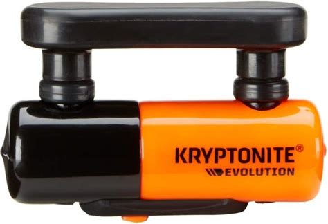 Kryptonite Evolution Compact Lock Orange Disc Amazon Co Uk Sports