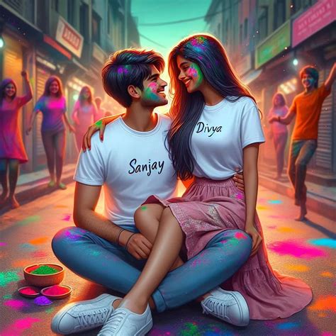 Happy Viral Color Holi Ai Name Images 2024 To Surprise Your Loved One