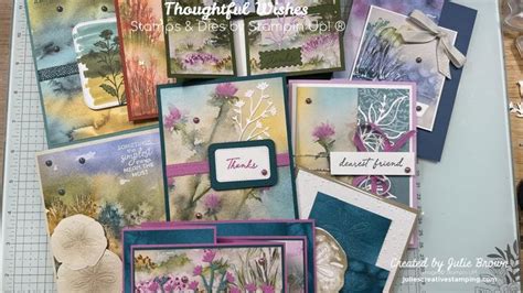 Quick Easy Cards Using The Thoughtful Journey Suite By Stampin Up In