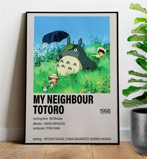 My Neighbour Totoro Poster, Totoro Poster, Studio Ghibli Poster ...