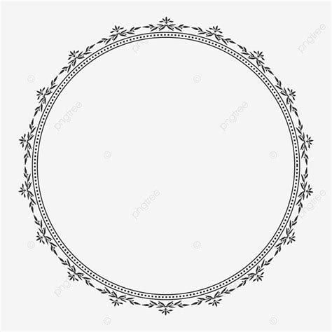 Classic Vintage Frame Vector PNG Images Classic Circle Frame Border