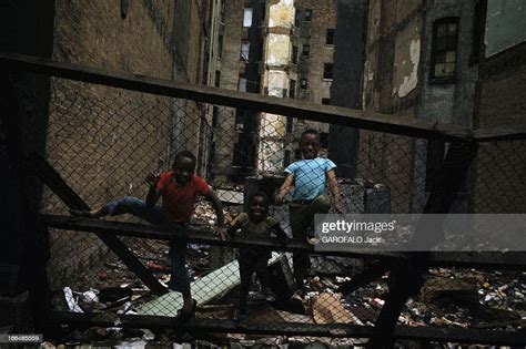 The Ghetto New York City Harlem Juillet 1970 Le Ghetto Trois