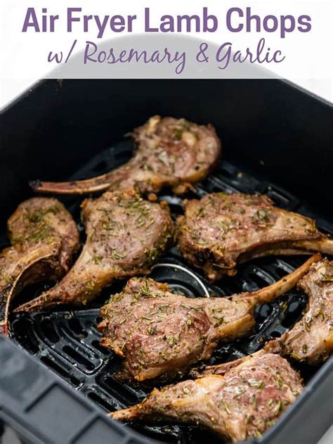 Air Fryer Rosemary Lamb Chops Recipe - Air Fryer World