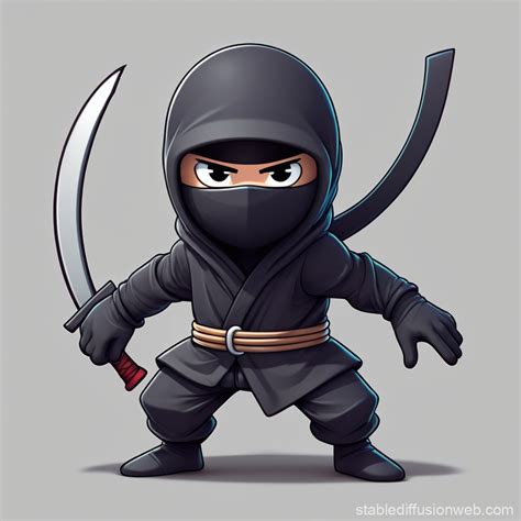 Among Us Ninja Sneaking Stable Diffusion Online