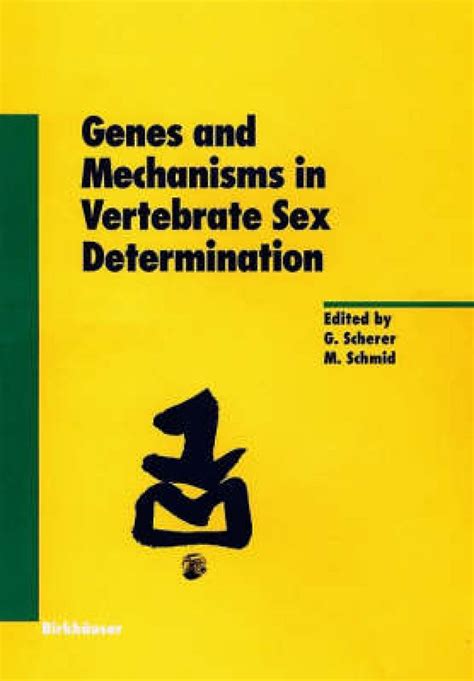 Genes And Mechanisms In Vertebrate Sex Determination NHBS Academic Professional Books