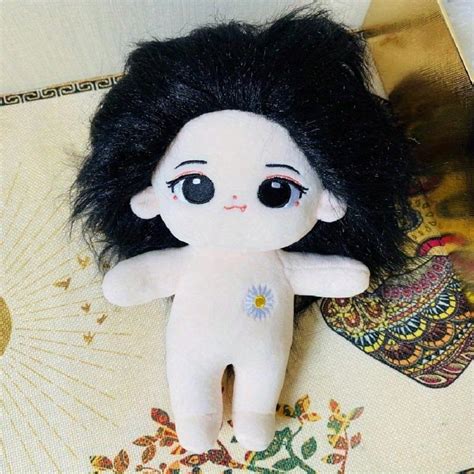 Cm Cotton Doll With Black Fried Hair Naked Doll Plush Doll You Need To Put On Makeup For